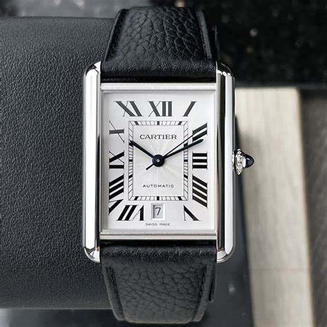 cartier tank watches for men|cartier tank must on wrist.